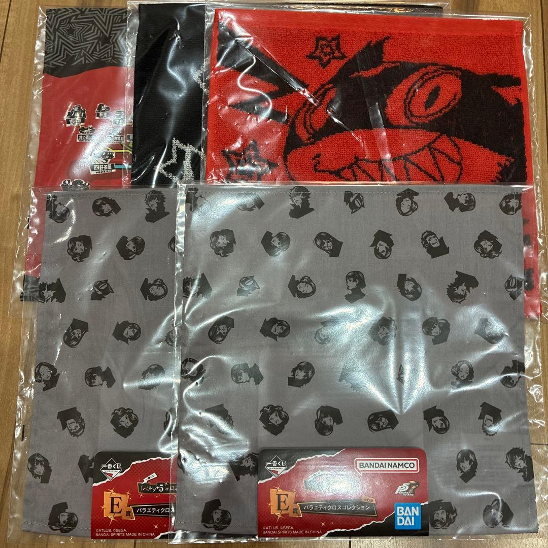 一番くじ ペルソナ5 E賞、4種5枚セット - メルカリ