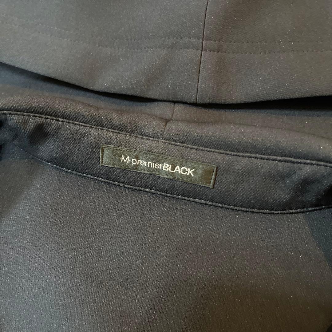 エムプルミエ ❤︎ トリプルクロスフーディショートコート ネイビー34