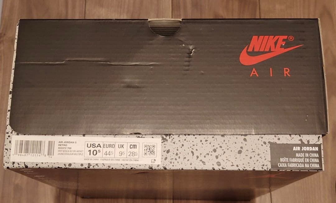 【定価以下】NIKE エアジョーダン5 ウルフグレー 28.5cm