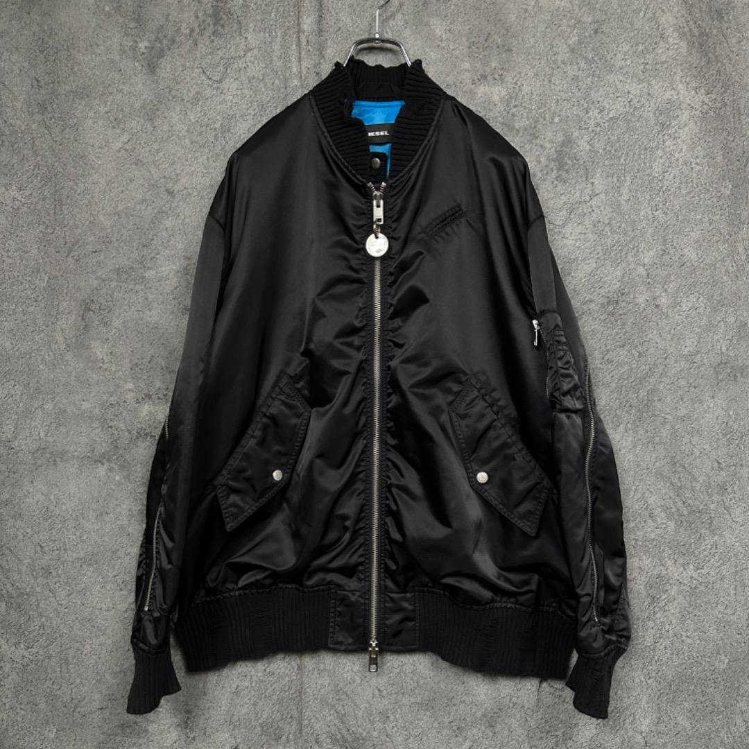 DIESEL KRISTA BRAVES 刺繍 MA-1 ボンバージャケット - メルカリ
