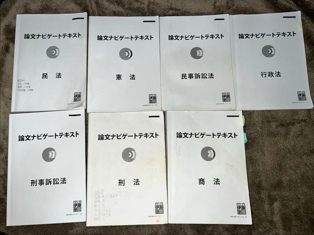 予備試験合格！　伊藤塾論文ナビゲートテキスト　全科目セット　2024年度合格目標 論文マスター 法律基本科目 [2024年冬開講(58期対応)] | 対策講座案内