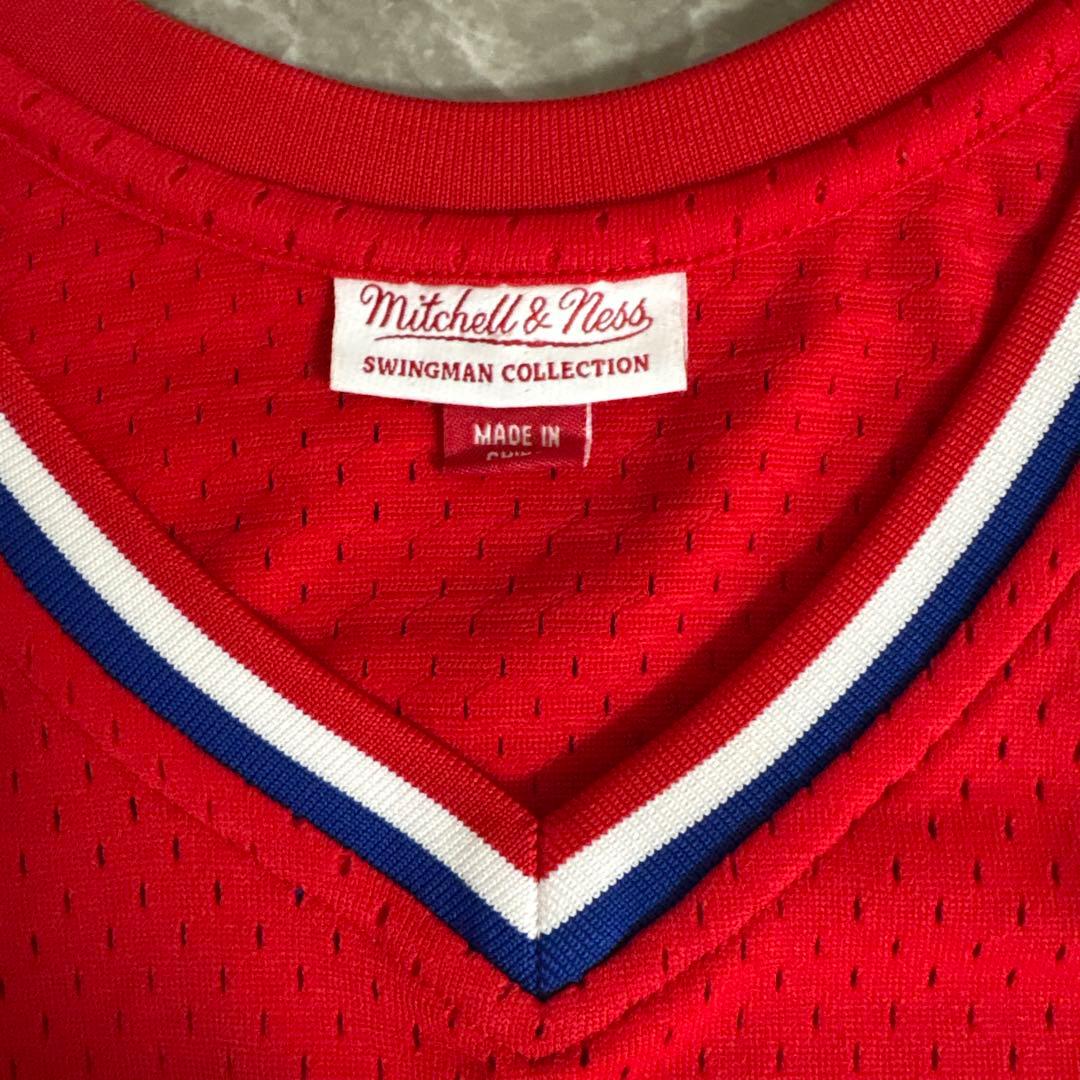 新品】Mitchell & Ness ユニフォーム 6 ERVING レッド 【新品