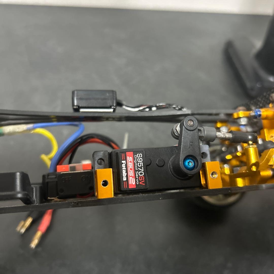 ラジドリ　TA-05 VDF　ゴールド　魔改造シャーシ　2駆　ＲＷＤ化