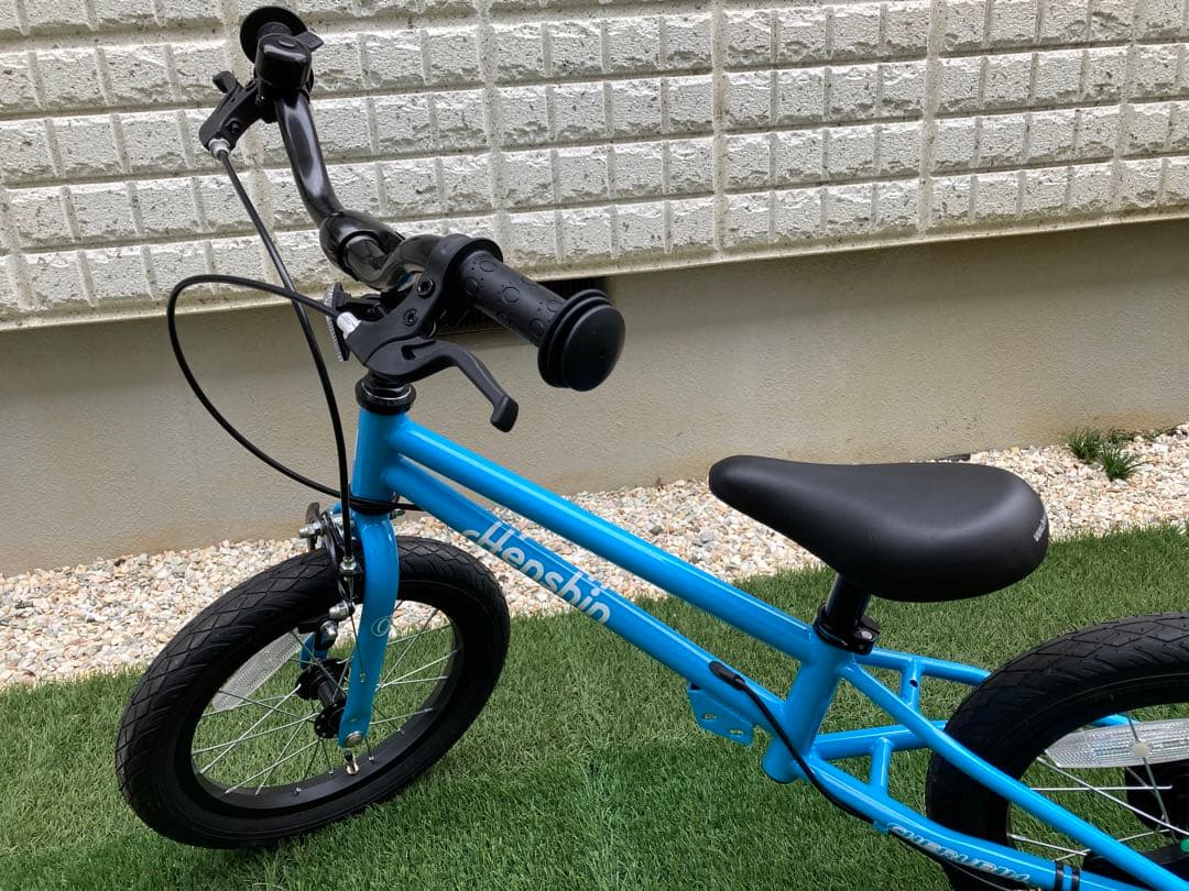 美品 へんしんバイク C14 スカイブルー - メルカリ