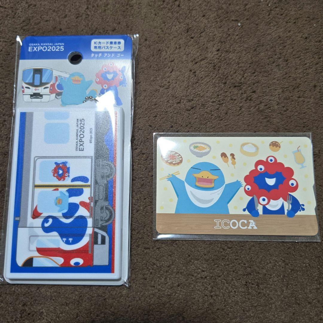ア*ハ様 【会場限定】ミャクミャク×イコちゃんICOCA・パスケースの