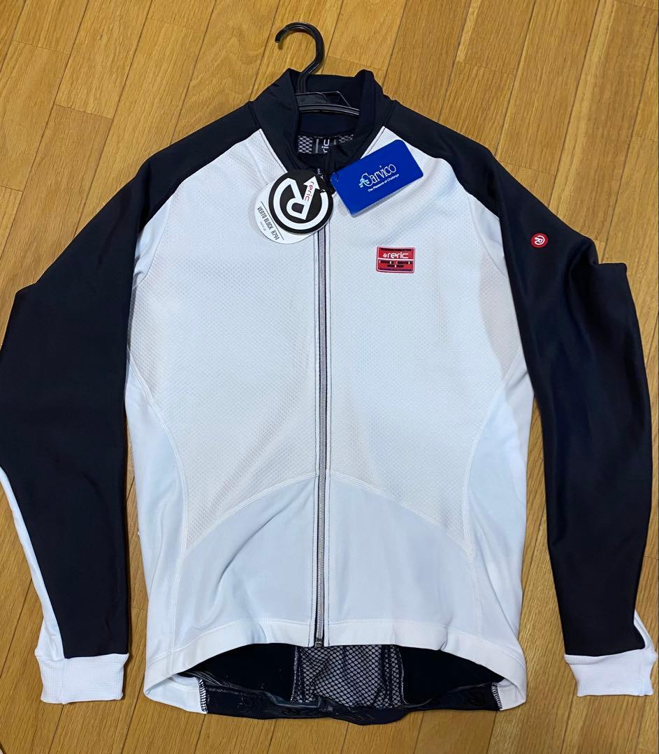 reric サイクルジャケット ホワイト/ブラック rERIC サイクルジャージ Mサイズ ホワイト/ブラック - メルカリ