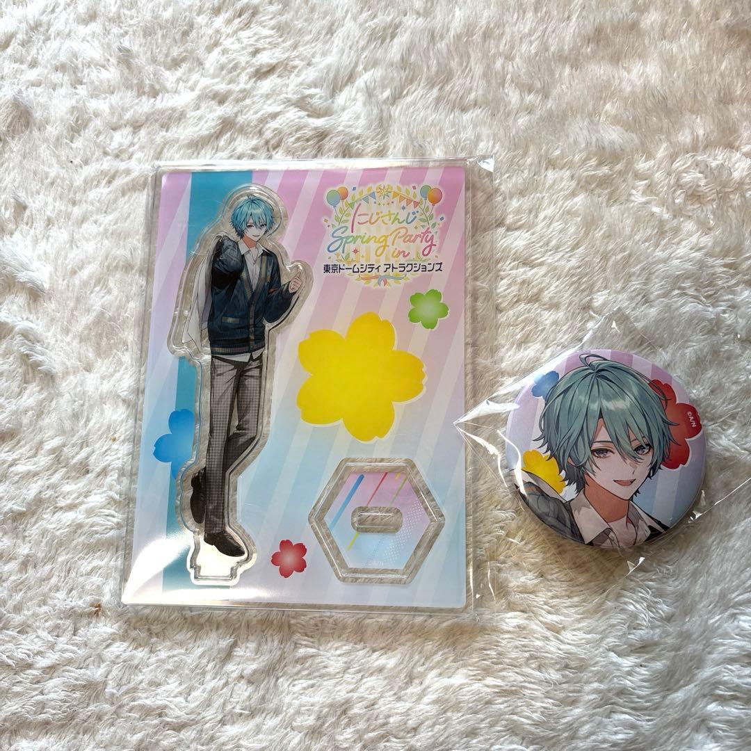 にじさんじ 渚トラウト 東京ドームシティ アクスタ 缶バッジ - メルカリ