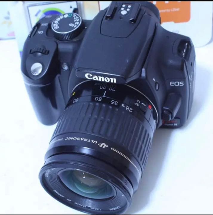 Canon NEW EOS KISS(N） Canon EOS KISS Digital N Black Body EF-S 18-55Ⅱ USM kit | eBay