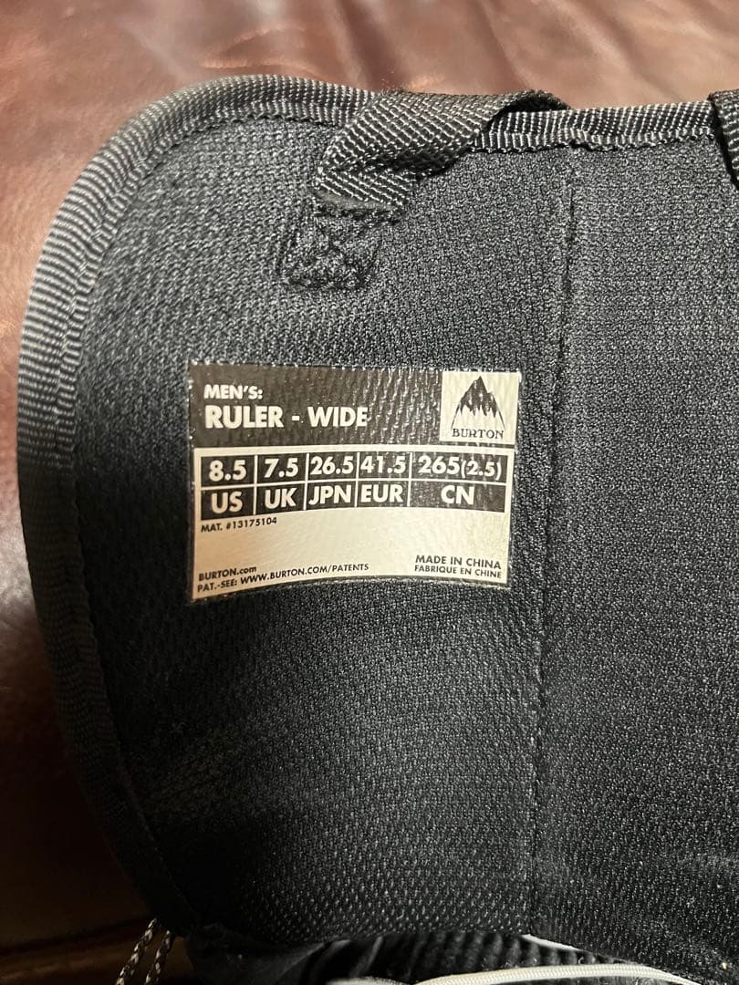 スノーボード BURTON RULER WIDE 26.5cm