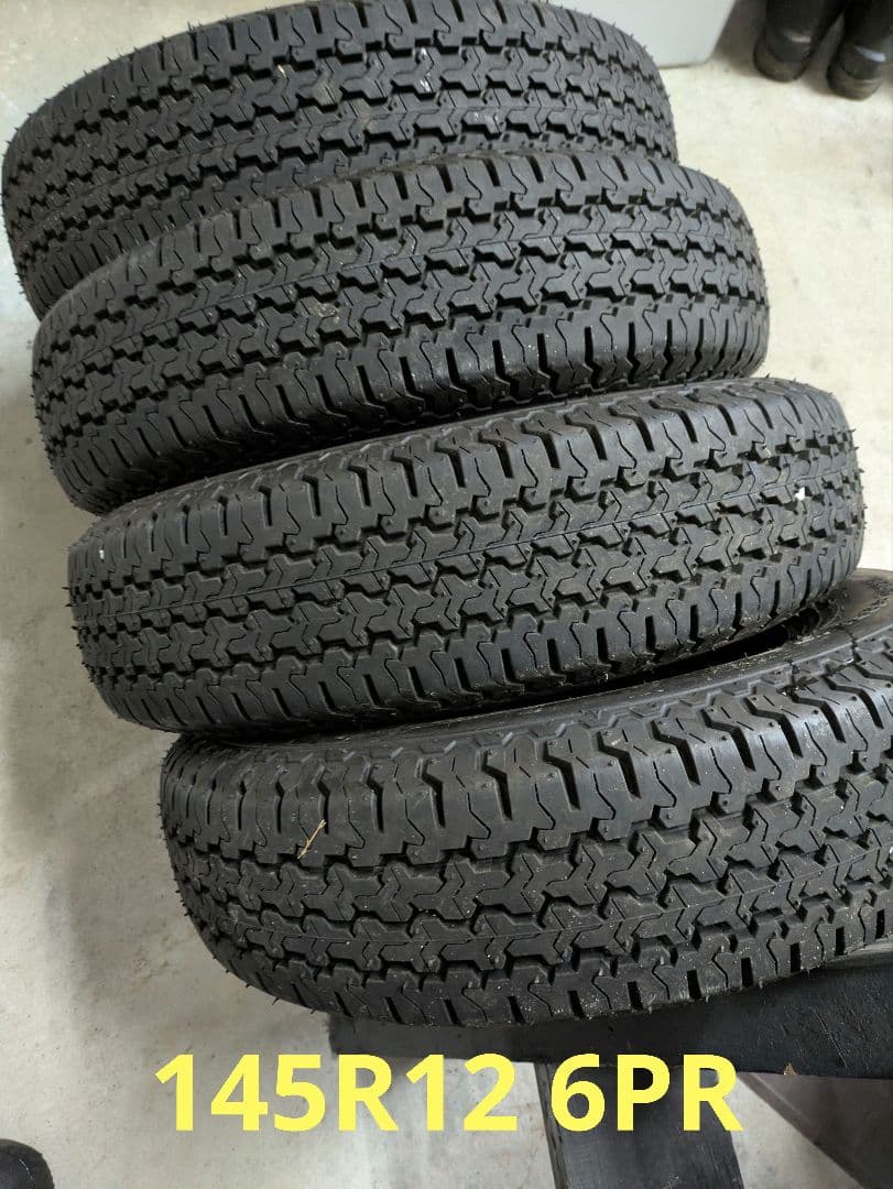 ヨコハマタイヤ　軽トラ　145R12　6PR（４本セット） ヨコハマタイヤ（YOKOHAMA TIRE） 2024年製 新品4本セット 145R12 6PR