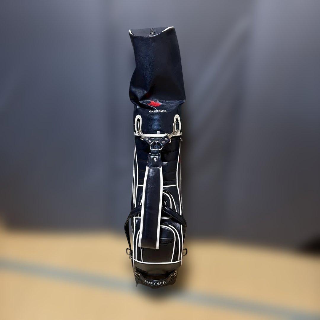 最終値下げ。PEARLY GATES ゴルフバッグ ネイビー - メルカリ