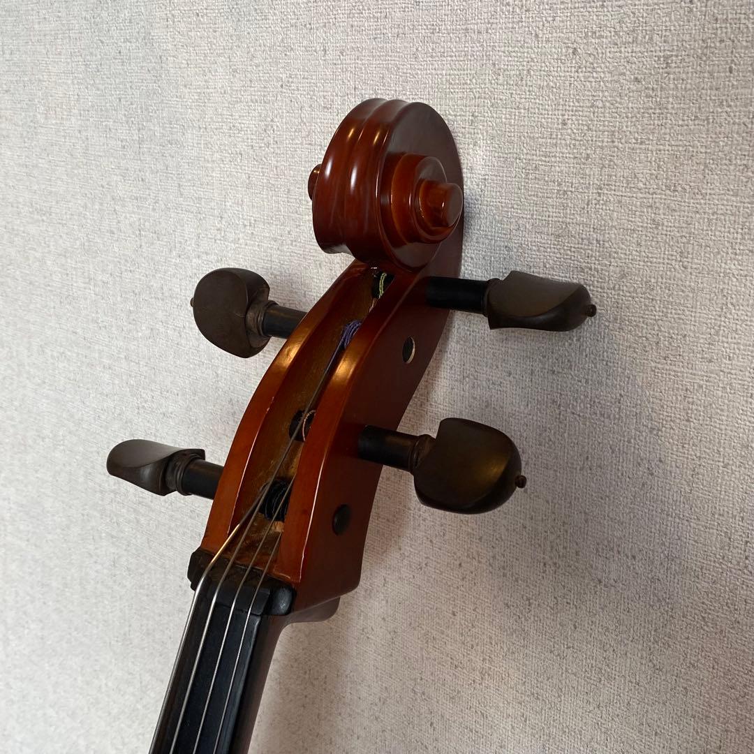 弓・収納袋付き】エレクトリックチェロ サイレントチェロ 木製 匿名