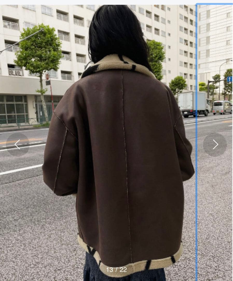 Ameri⭐︎美品⭐︎ 2WAY REVERSIBLE BOA JACKET - メルカリ