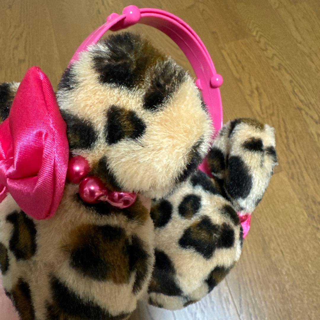 ディズニーリゾート ミニー イヤーマフ 耳あて ヒョウ柄 耳当て - メルカリ