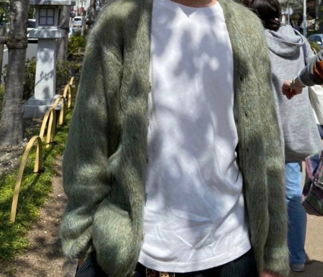 janzen】60s モヘアカーディガン グリーン カートコバーン - メルカリ