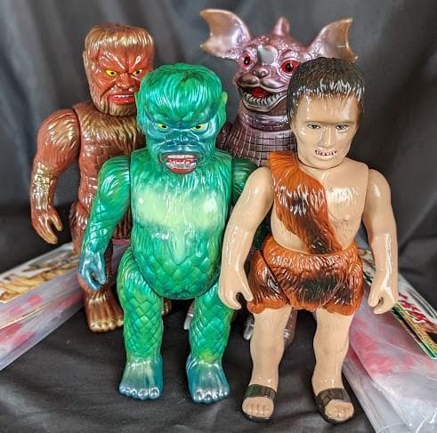 フランケンシュタイン＆バラゴン＆サンダ＆ガイラ（Ｍ１号） ソフビ４体セット サンダ対ガイラ | なべやかんホビー館 Powered by Ameba