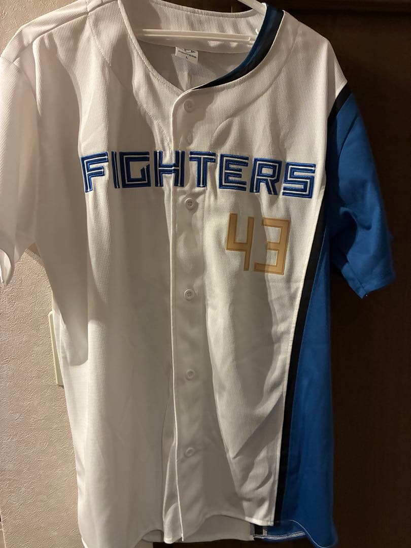 北海道日本ハムファイターズ レプリカユニフォーム 水野達稀 43 L