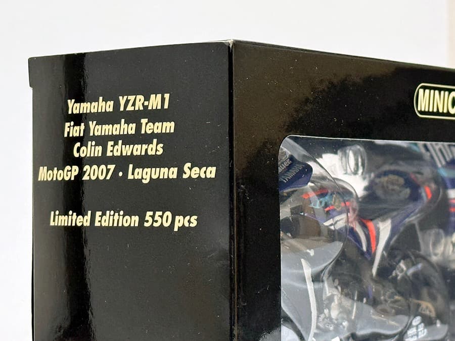 ミニチャンプス 1/12 ヤマハ YZR-M1 2007 LAGUNA SECA - メルカリ