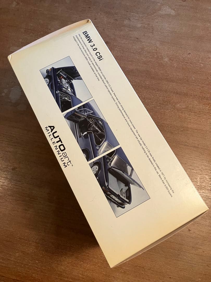 1\18オートアートBMW 3.0 CSi Blue llic 絶版品