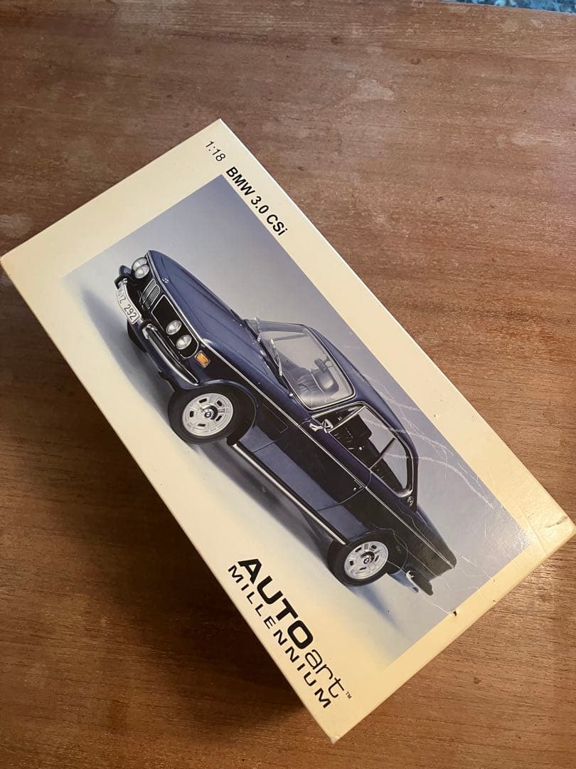 1\18オートアートBMW 3.0 CSi Blue llic 絶版品