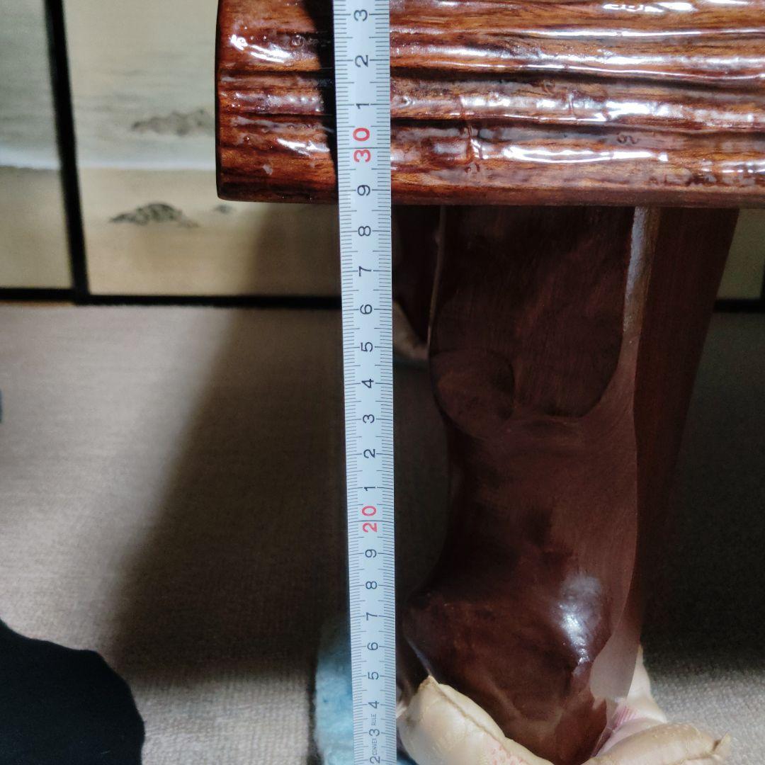 天然木 高級座卓 和 無垢 ローテーブル 一枚板調 平卓 レトロ