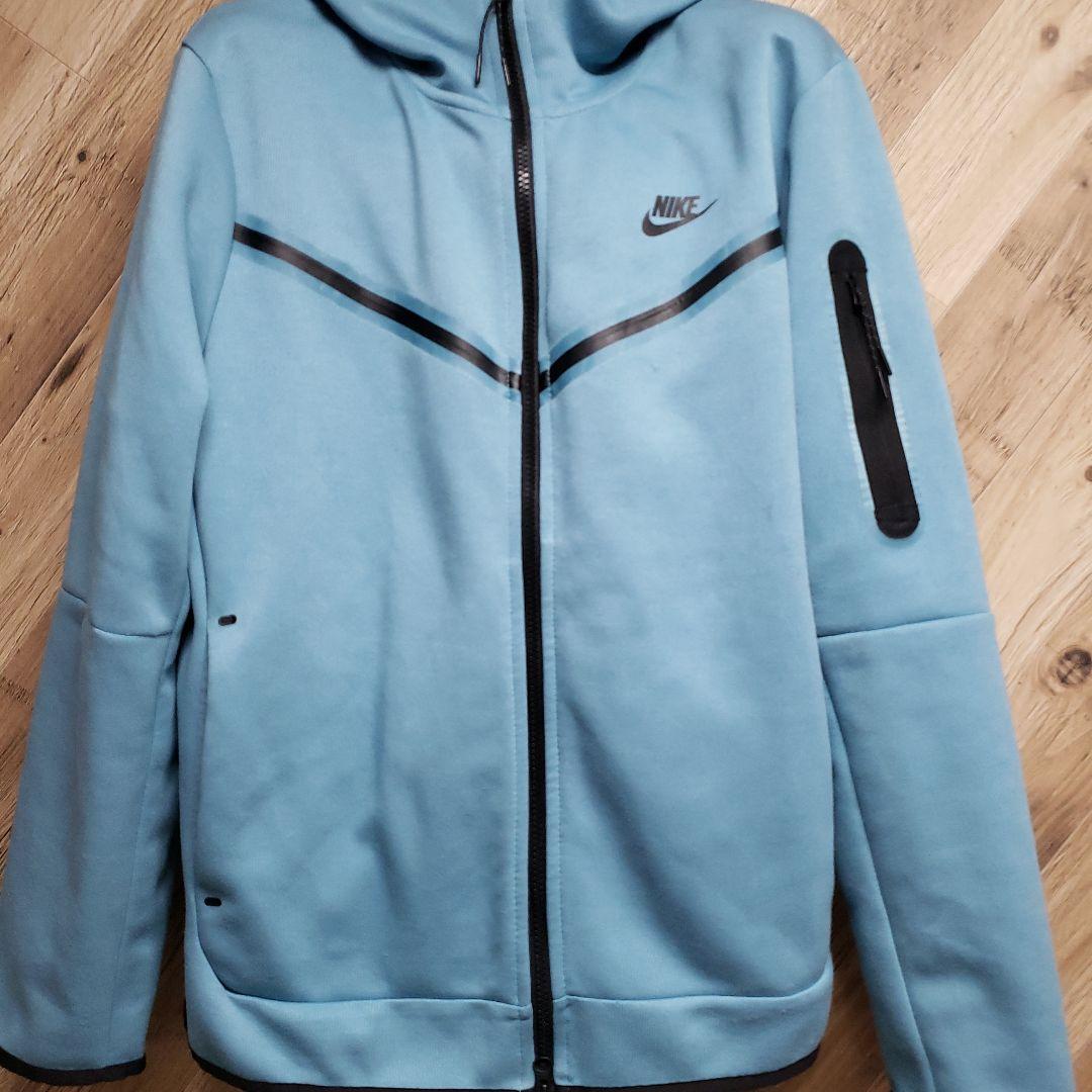 ナイキ テックフリース セットアップ 青 M ナイキジャパン正規モデル