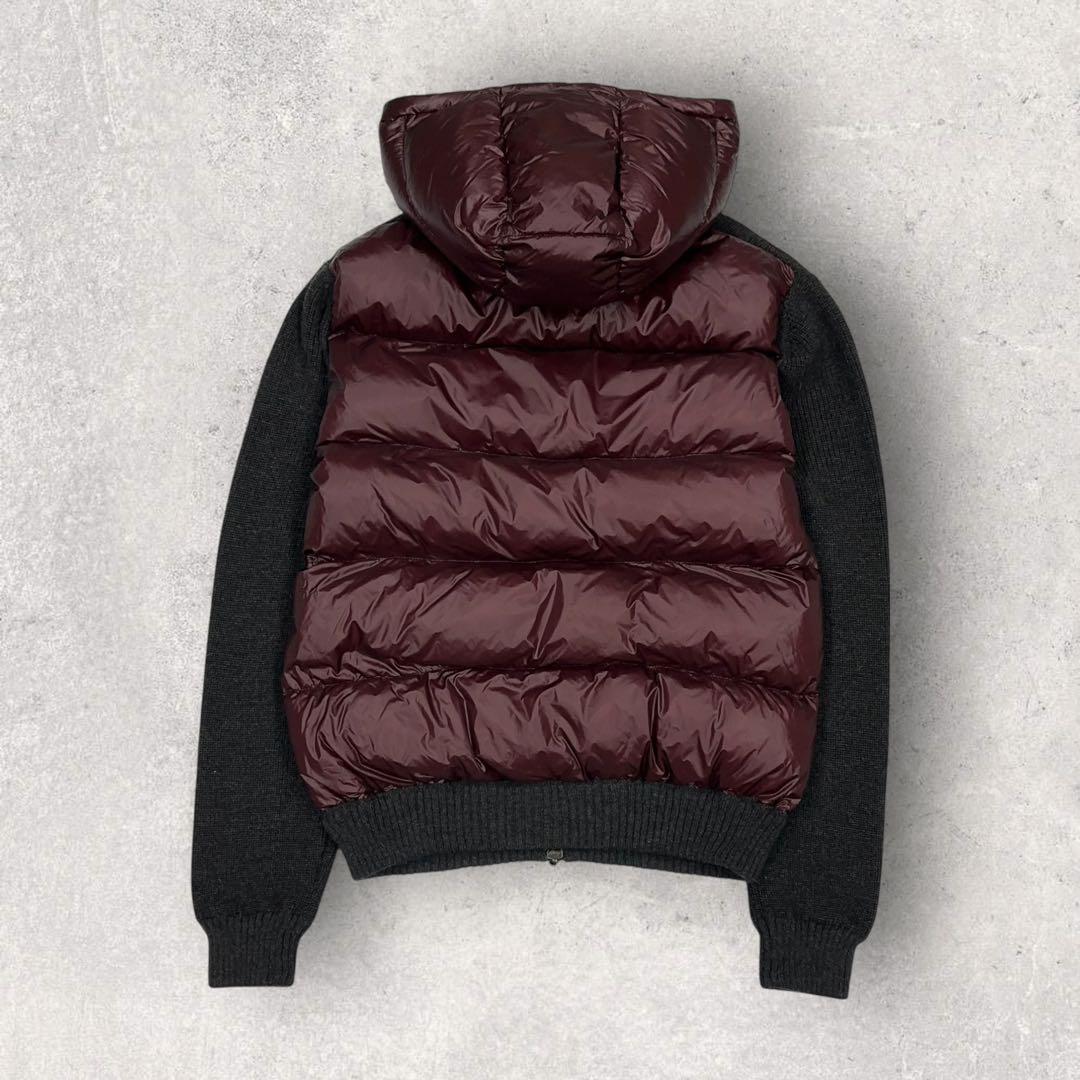 美品・XLサイズ・QR鑑定済み】モンクレール ニット × ダウンジャケット