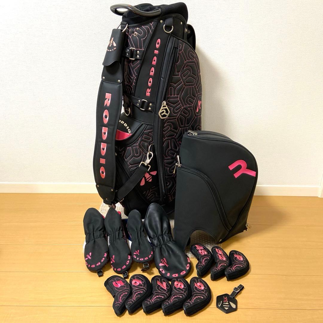 RODDIO キャディバッグ＋ヘッドカバー　黒/ピンク　中古　現状お渡し 2026年最新】roddio キャディバッグの人気アイテム - メルカリ