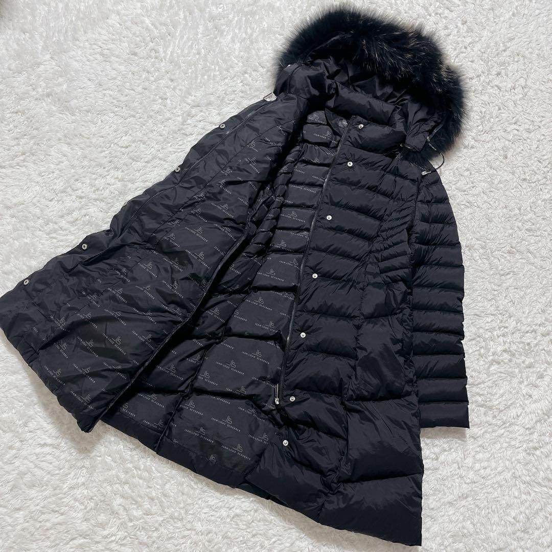 美品✨JEAN-LOUIS SCHERRER ダウンコート 黒 Mファー付き - メルカリ