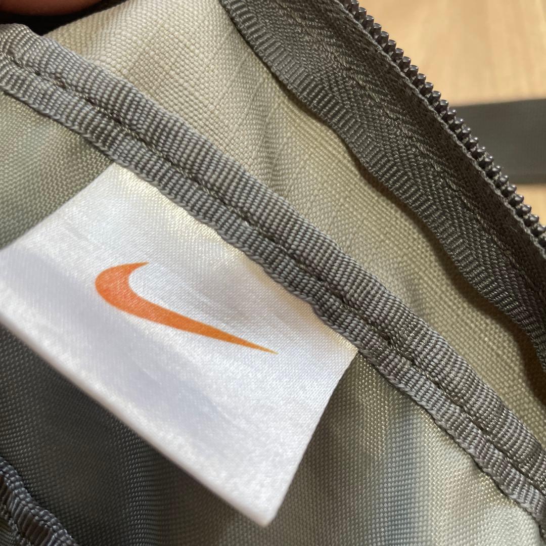 old nike ナイキ メッセンジャーバッグ グレー 古着 90s ショルダー