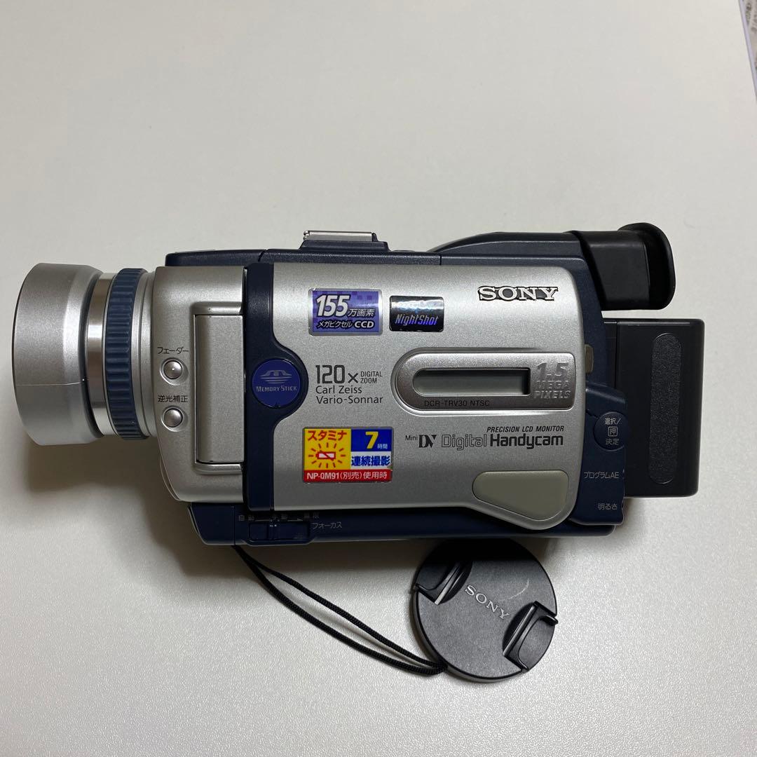 ソニー /デジタルビデオカメラ】ハンディカム【DCR-TRV30】昭和レトロ品