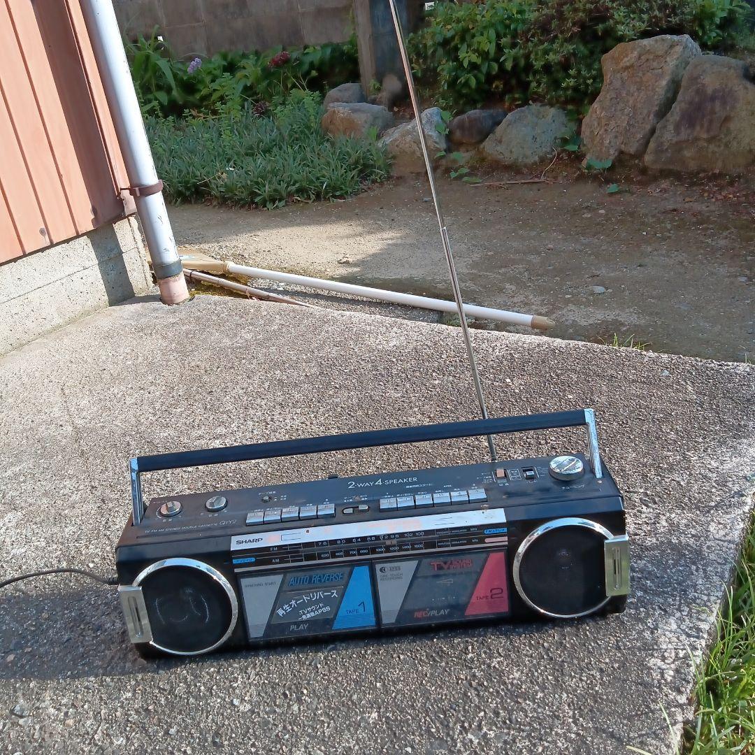 シャープラジカセ QTY2 ジャンク - メルカリ