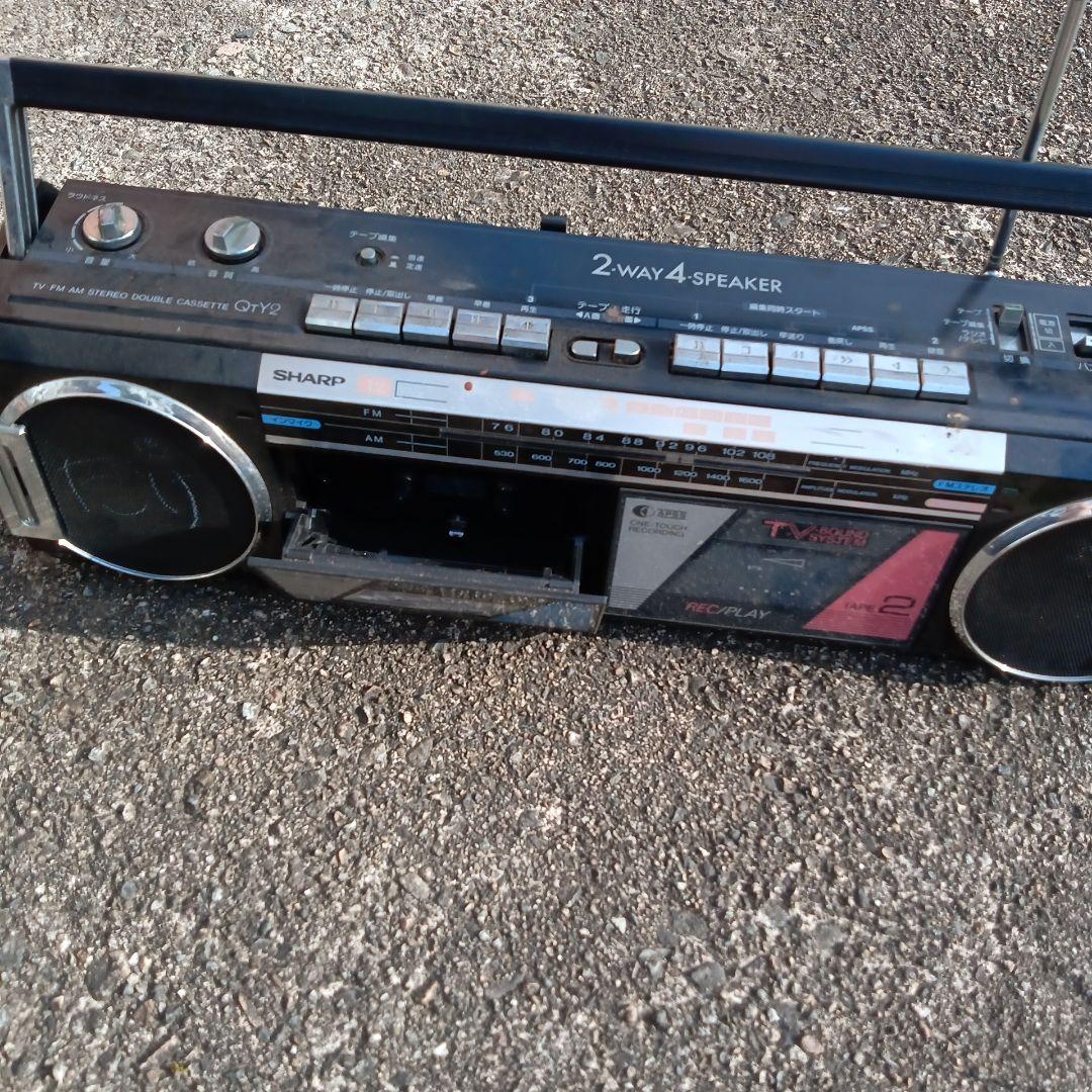 シャープラジカセ QTY2 ジャンク - メルカリ