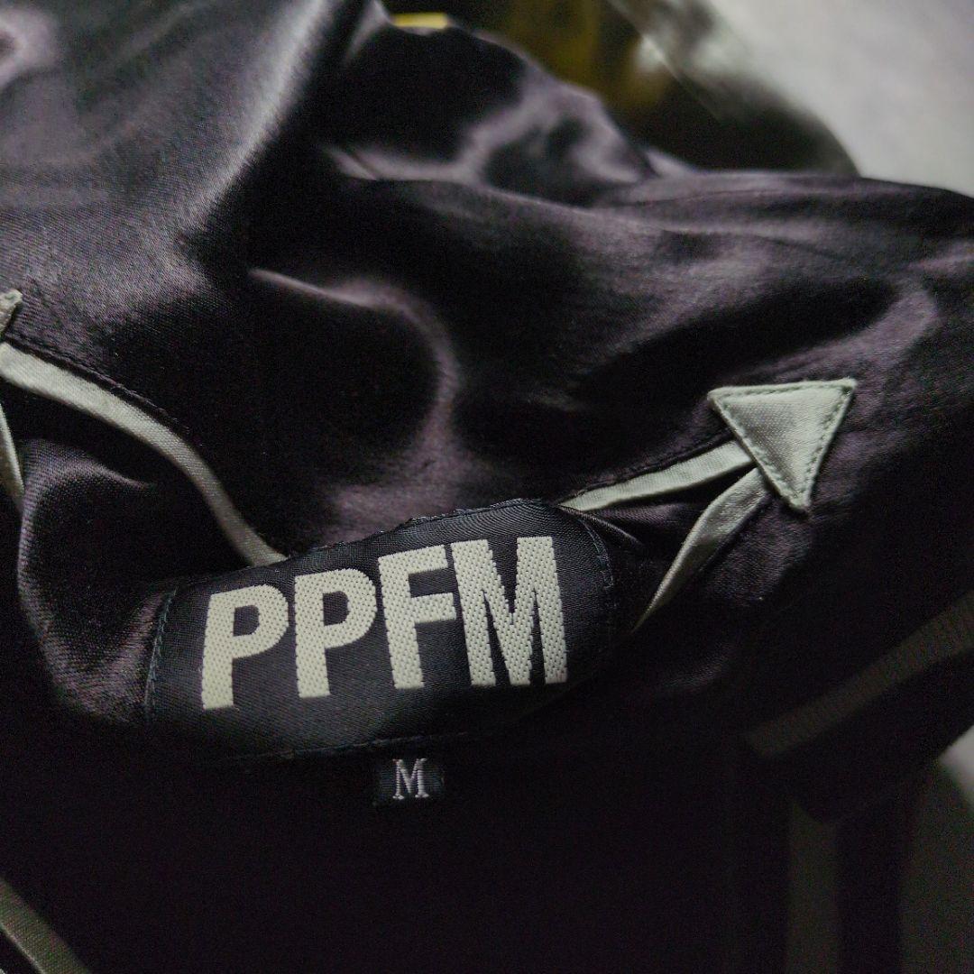 00s アーカイブ PPFM サテン 別珍 リバーシブル 刺繍 スカジャン