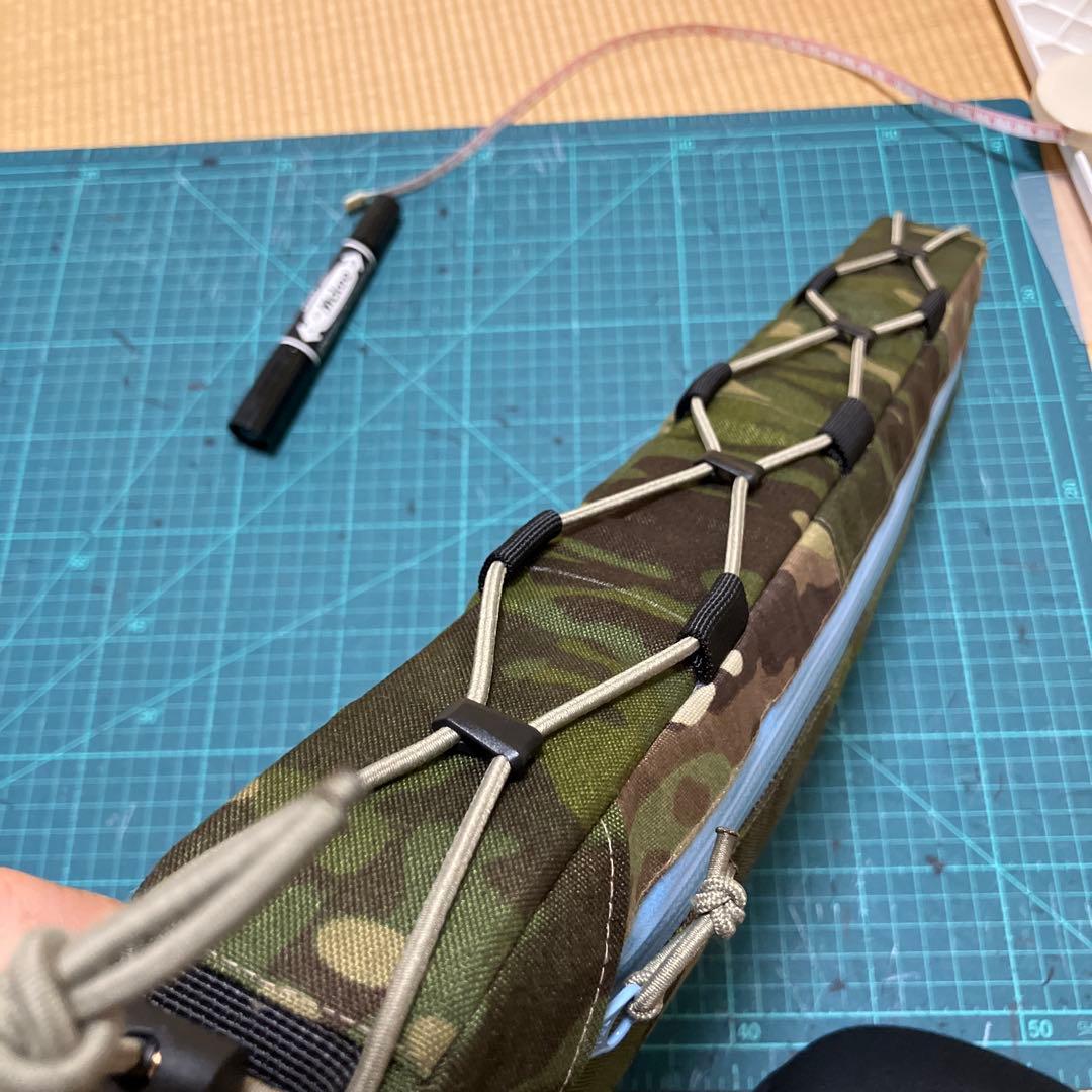 ハンドメイドフレームバッグ X-PAC マルチカム/トロピック/オリーブ