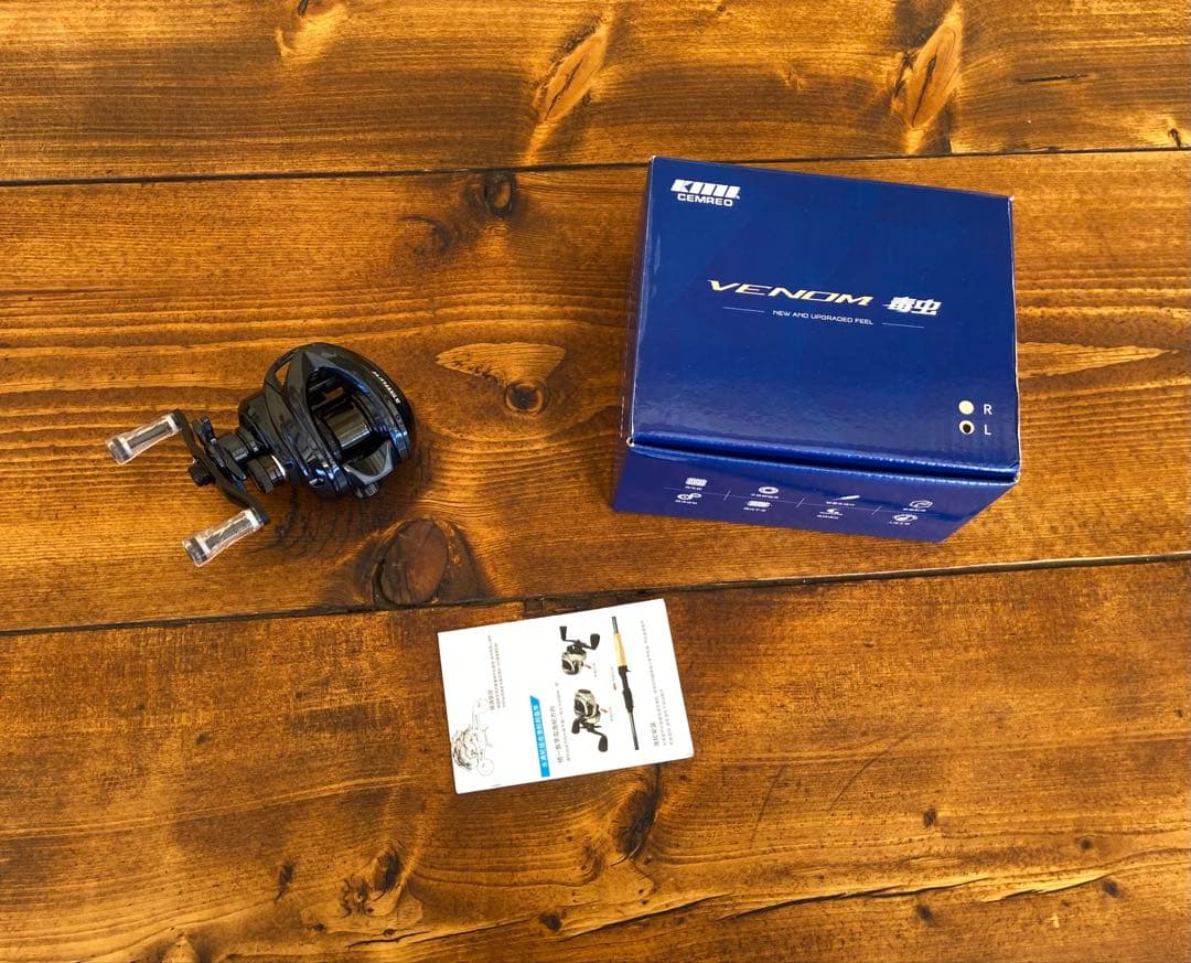 ベイトフィネス ベイトリール 渓流釣り バス釣り 30φ ヤマメ イワナ 左巻き