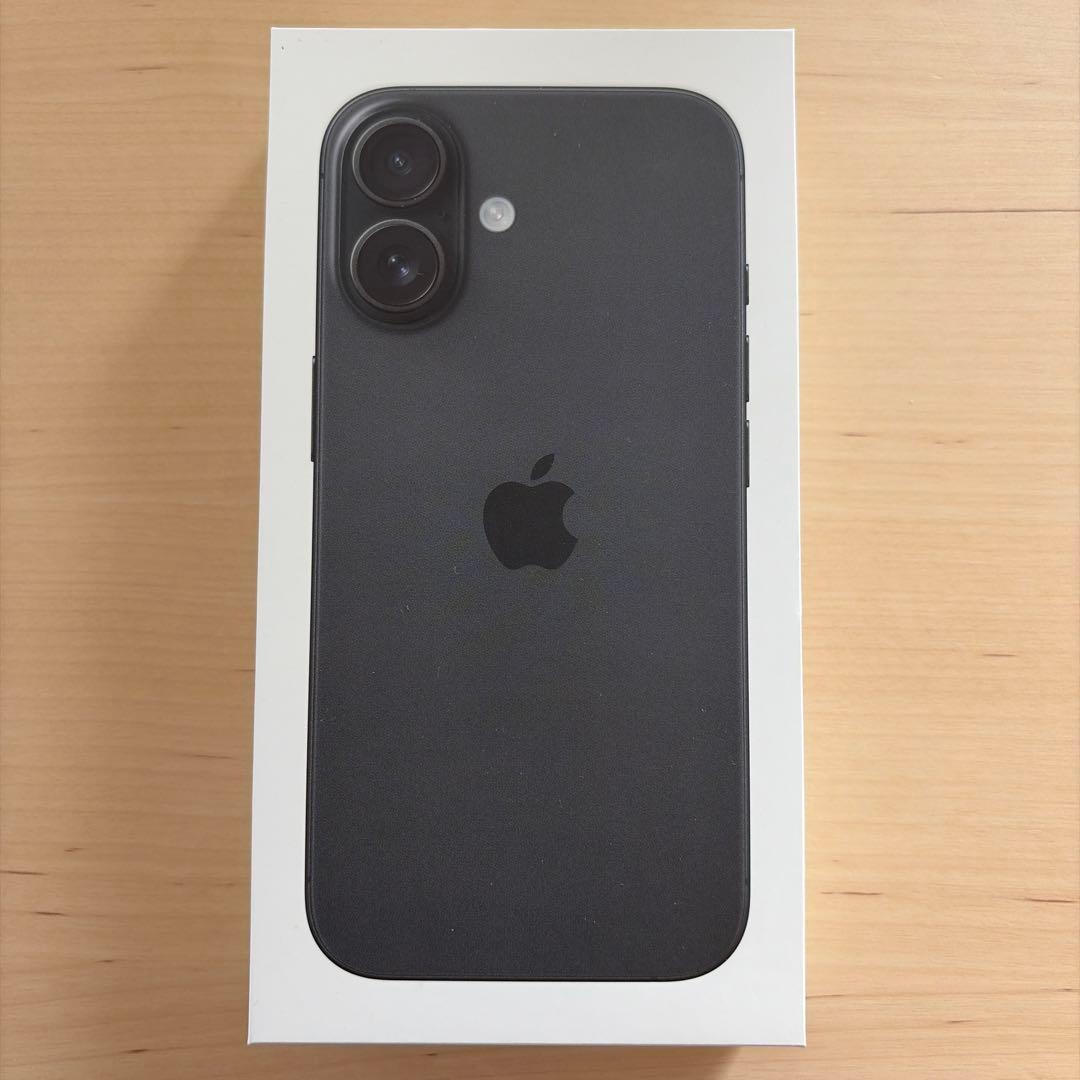 【未開封・SIMフリー】iPhone16 128GB Black iPhone ☆Apple国内正規SIMフリー iPhone16 128GB ブラック MYDQ3J/A