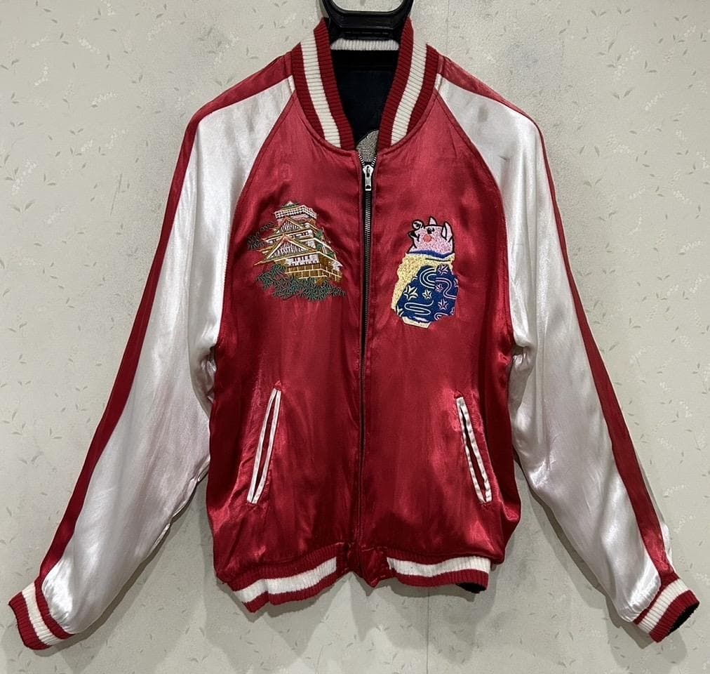 Studio Dartisan スカジャン M 赤白