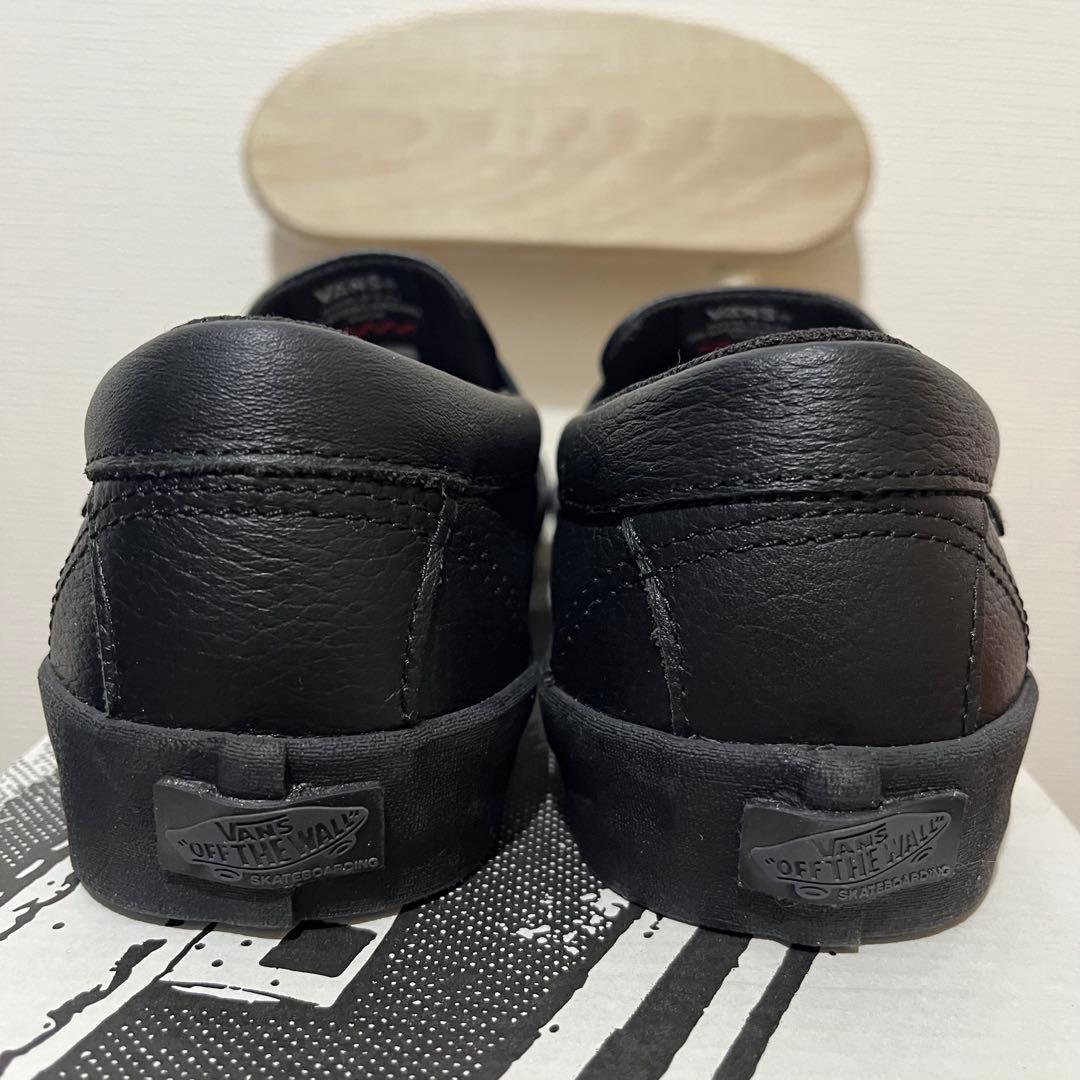 Vans スケートローファー　レザー　25.5cm ブラック　プロモデル　完売