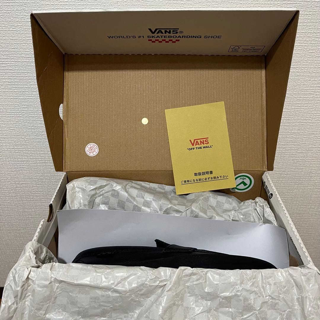 Vans スケートローファー　レザー　25.5cm ブラック　プロモデル　完売