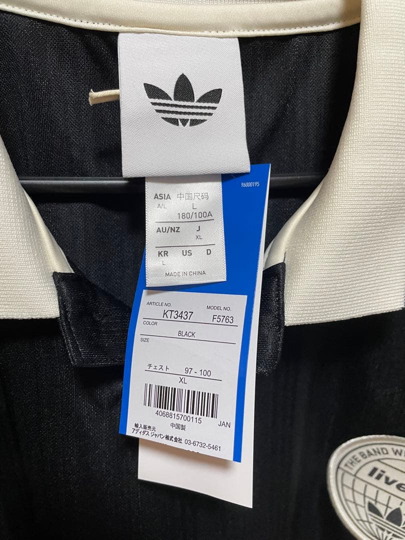 oasis adidas ツアージャカード　東京ロゴ入り