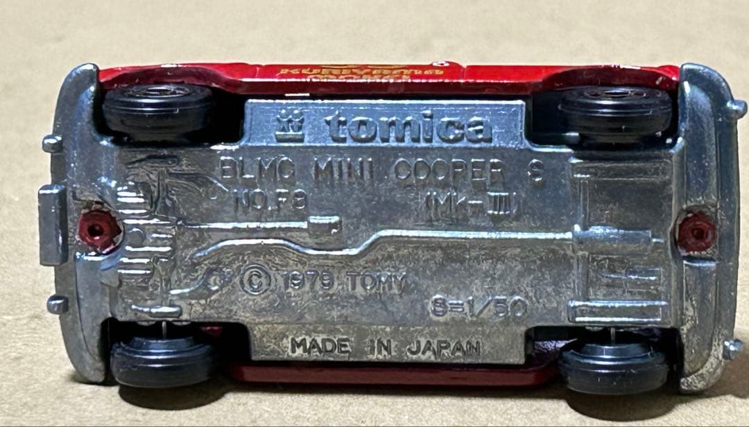 トミカ ミニクーパー クリヤマ模型 タミヤ 赤 ホイール銀 - メルカリ