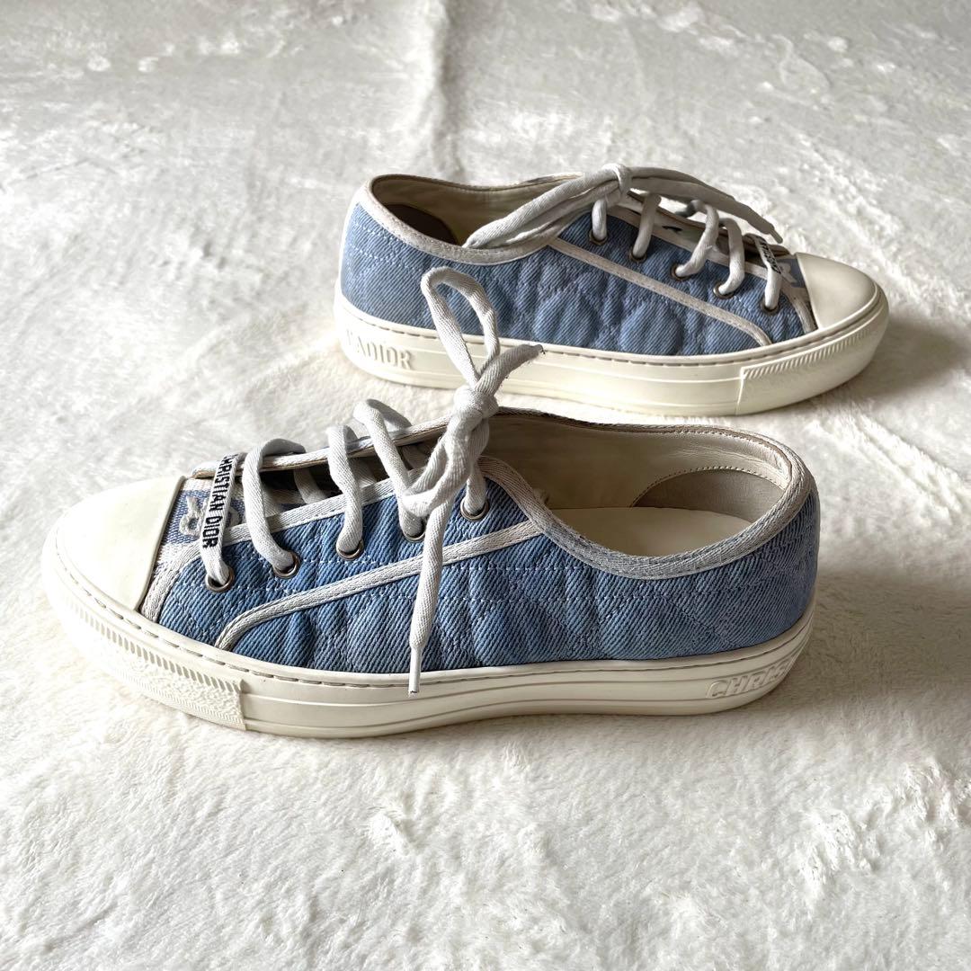 クリスチャンディオール WALKIN DIOR デニム ローカット スニーカー