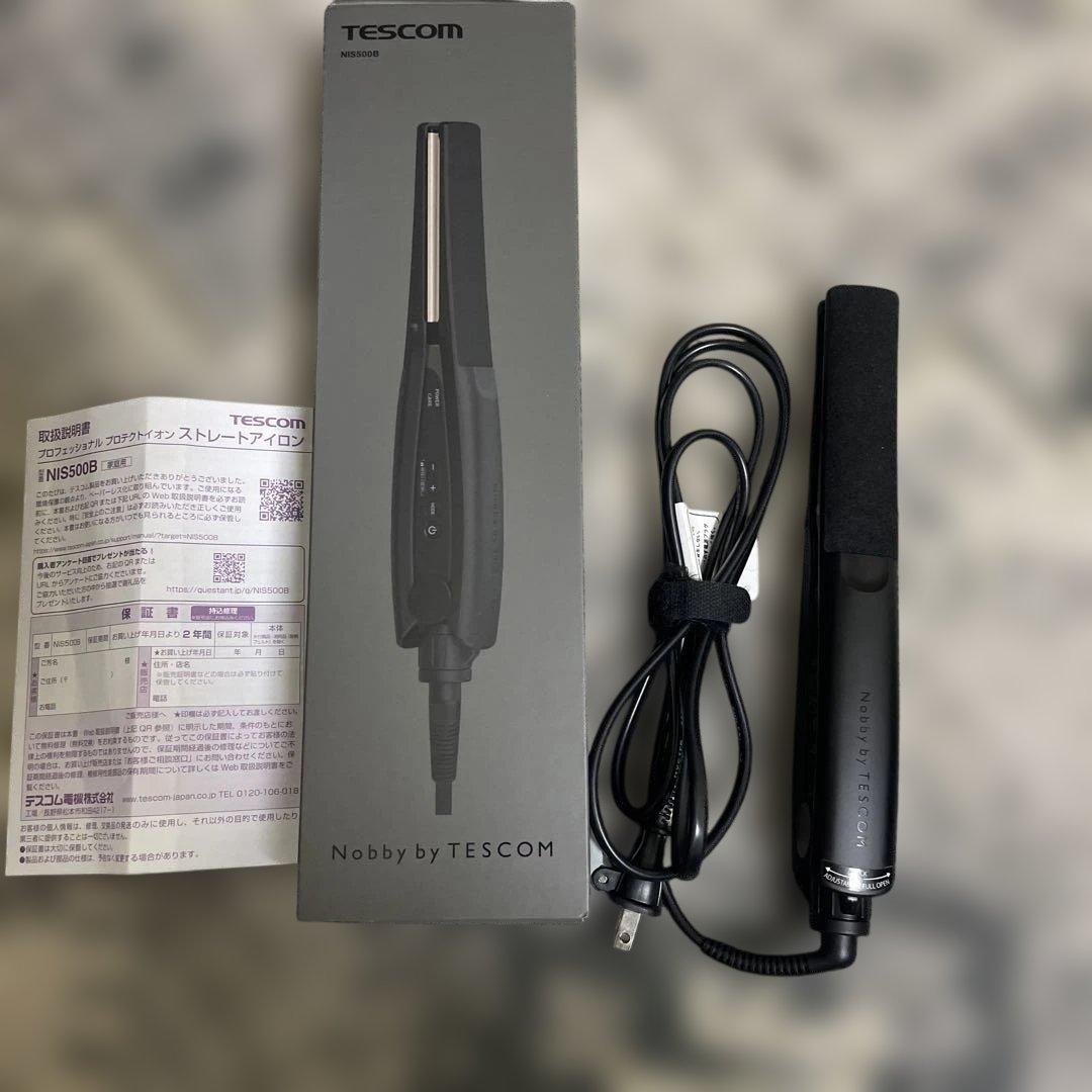 Nobby by TESCOM NIS500B ストレートアイロン Nobby by TESCOM ノビー バイ テスコム ヘアアイロン ストレート