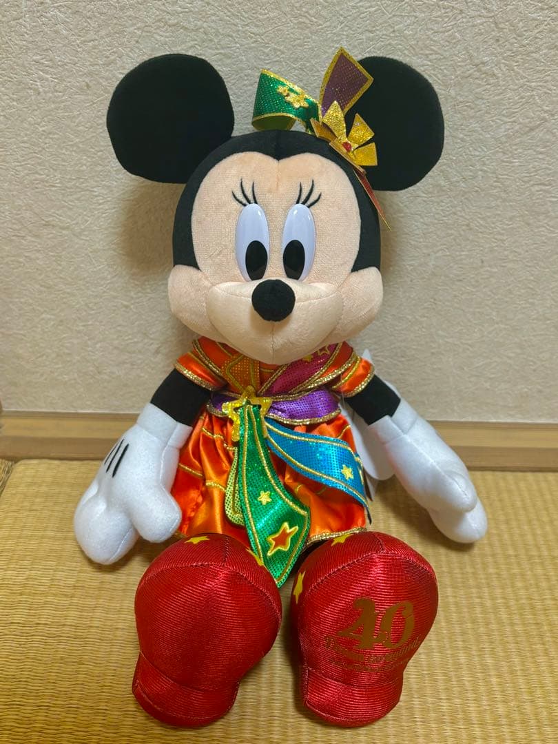 東京ディズニーランド ミニーマウス 40周年記念ぬいぐるみ ハーモニー