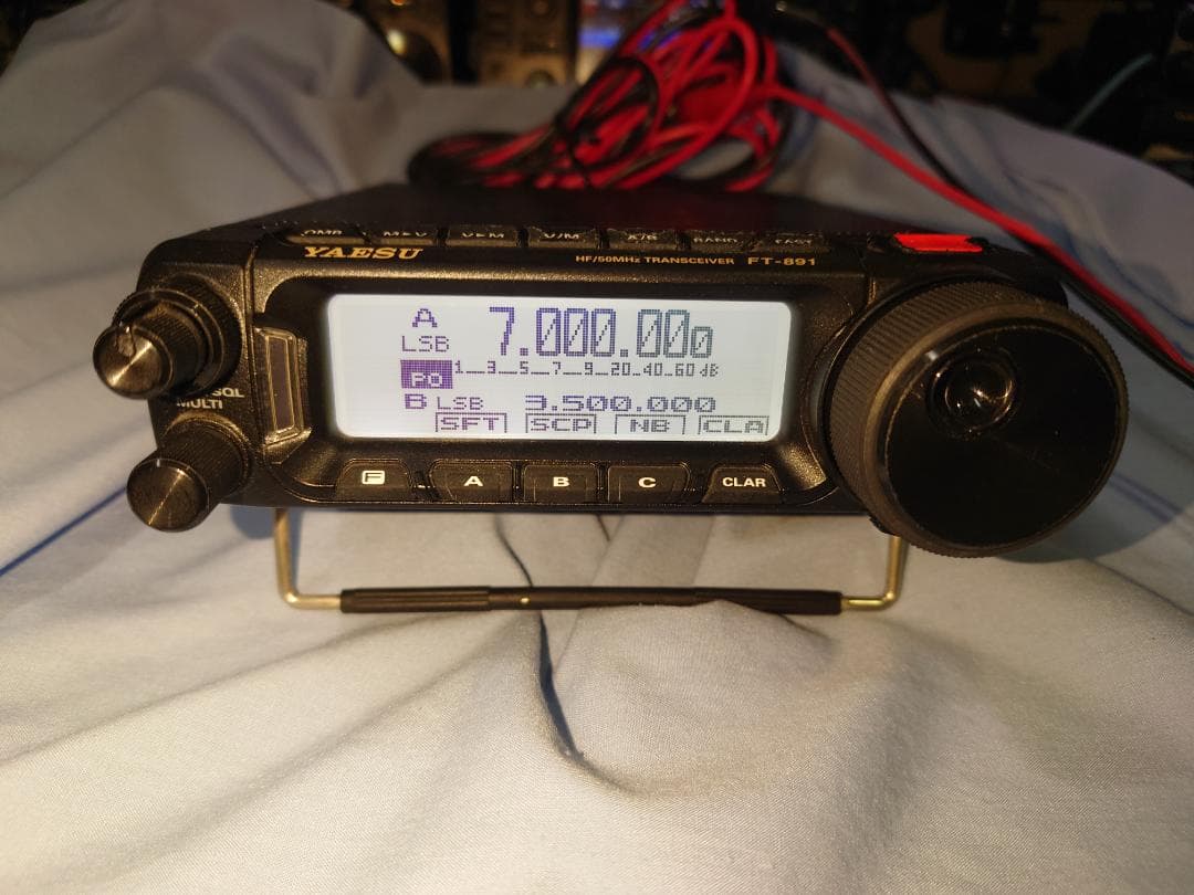 ブ*ン様 FT-891S 電源コード/マイク（社外）/アングル類付き（説明書付け ブ*ン様 FT-891S 電源コード/マイク（社外）/アングル類付き（説明書