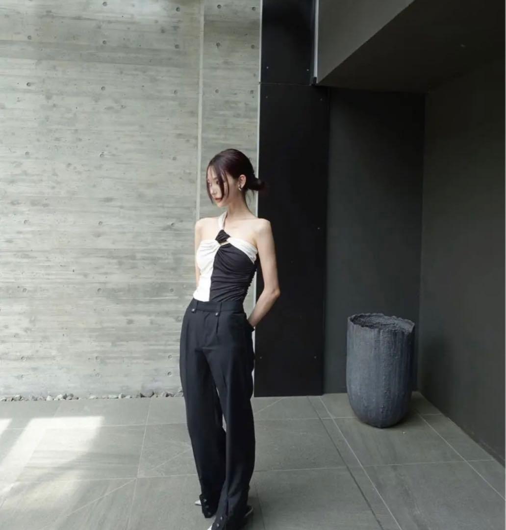 melt the lady contrast knot tops