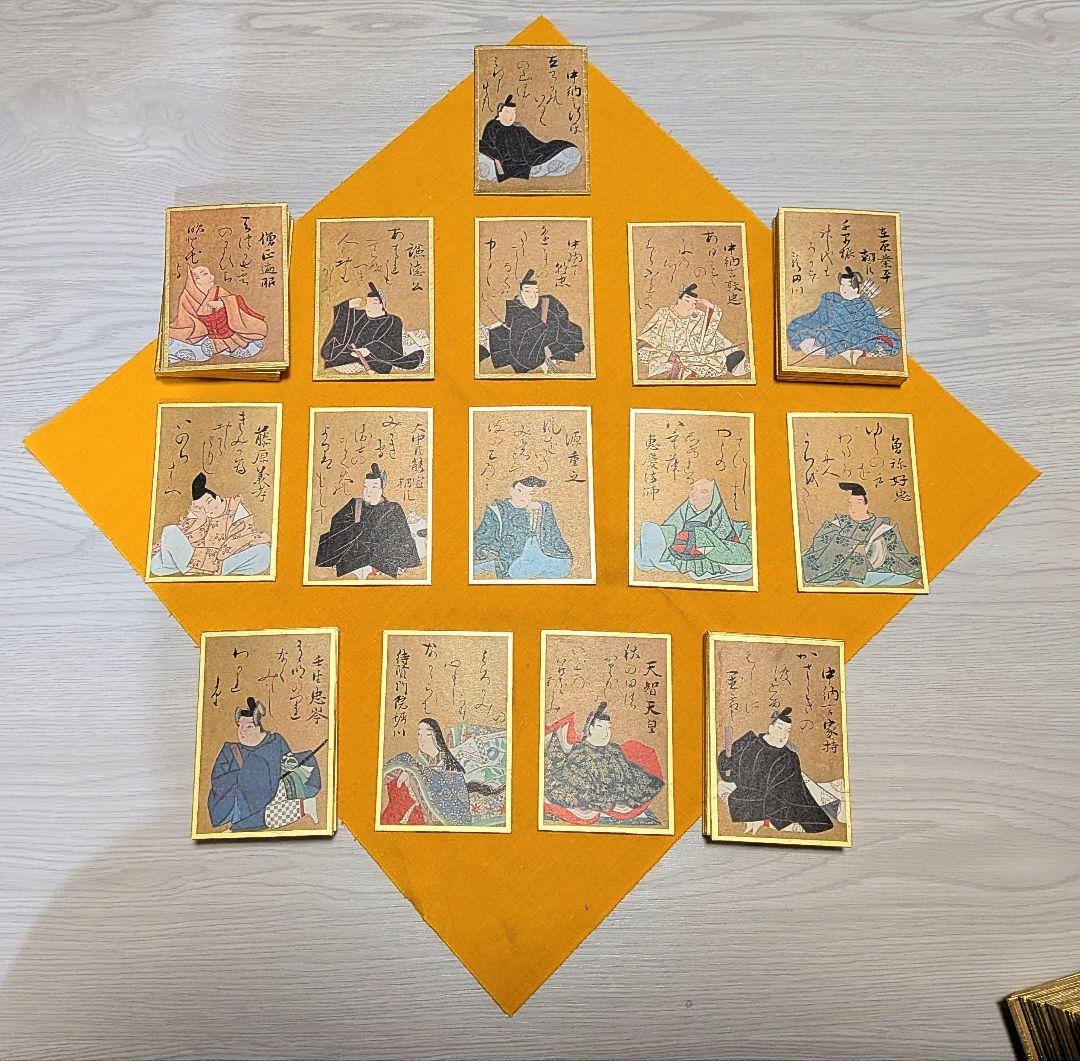 光琳かるた 小倉百人一首 尾形光琳 法橋光琳 木製箱付 戸部井株式会社