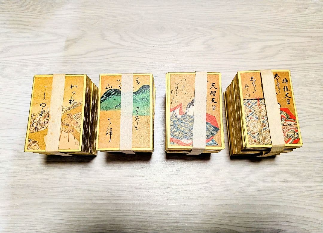 光琳かるた 小倉百人一首 尾形光琳 法橋光琳 木製箱付 戸部井株式会社