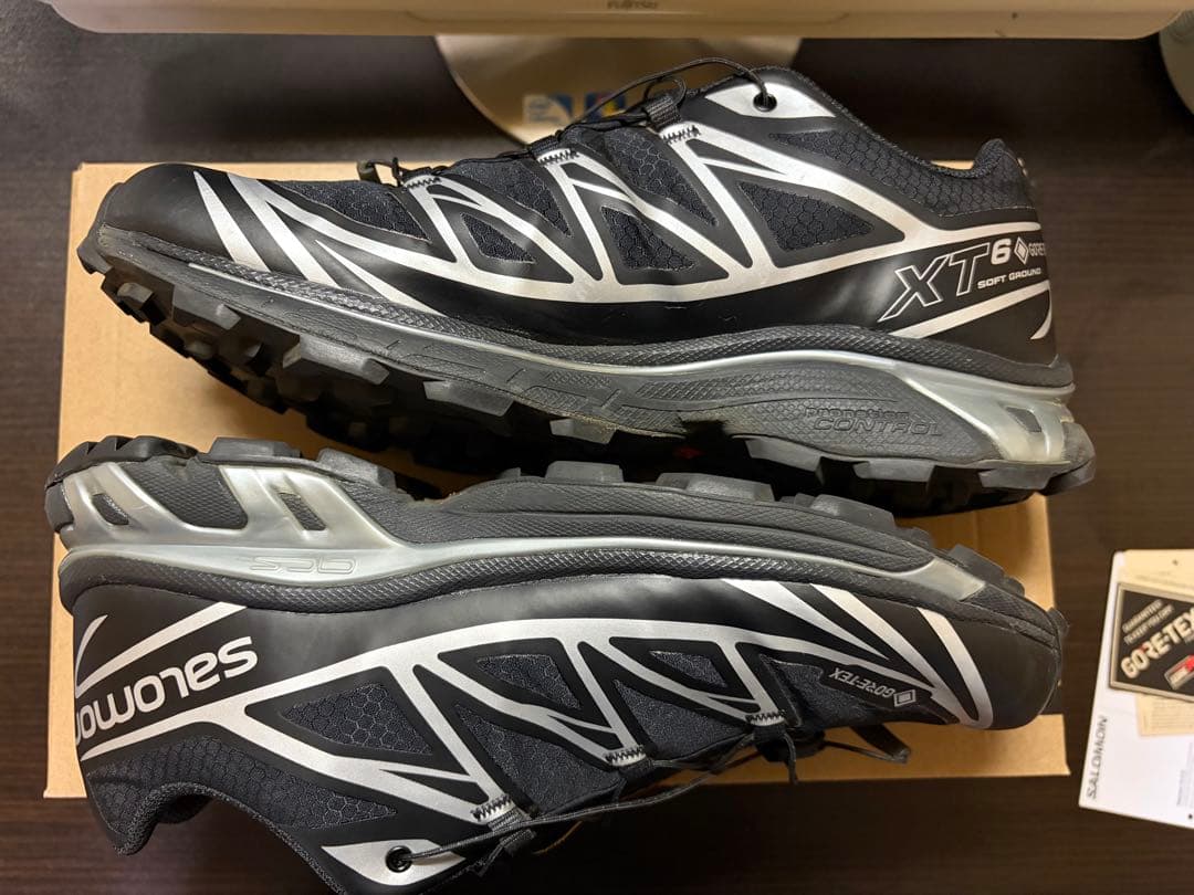 靴 Salomon XT-6 GORE-TEX 27.5cm blacksilver
